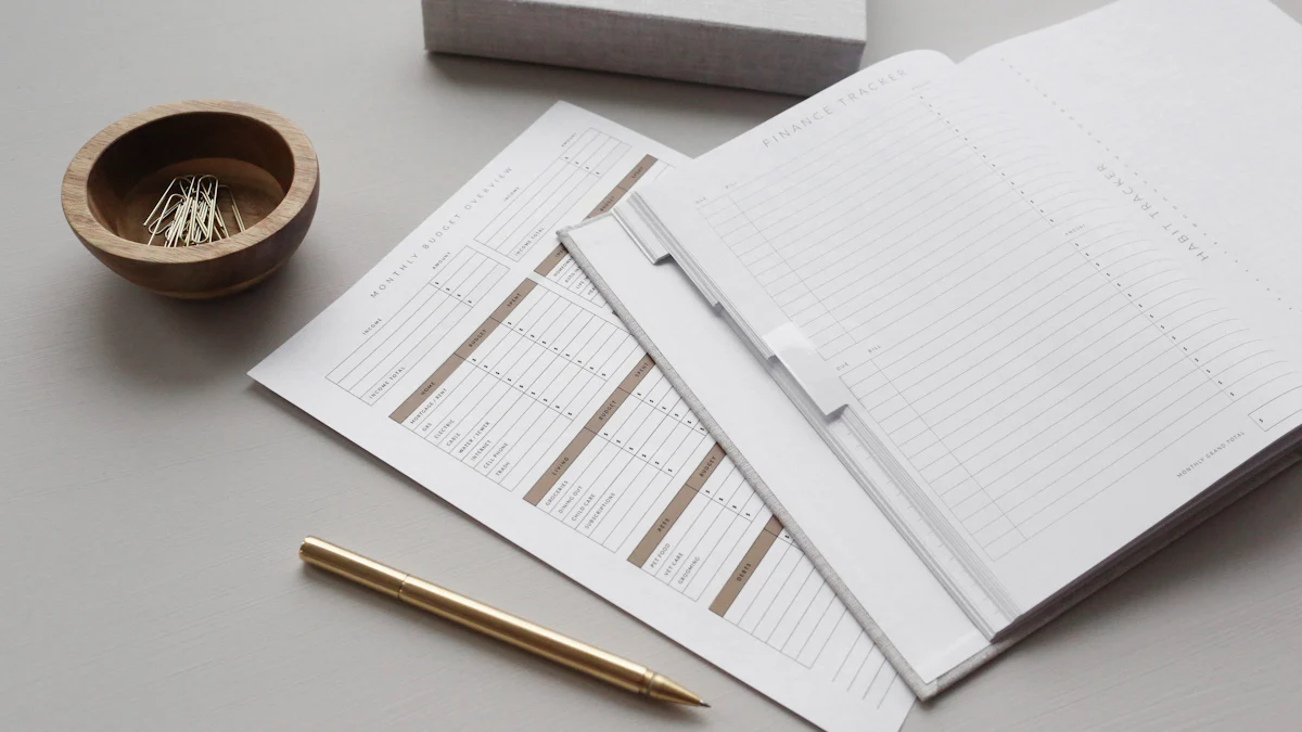 Printed contract forms and a gold pen on a desk, representing the paperwork reviewed when mapping out a Marriott Vacation Club exit strategy